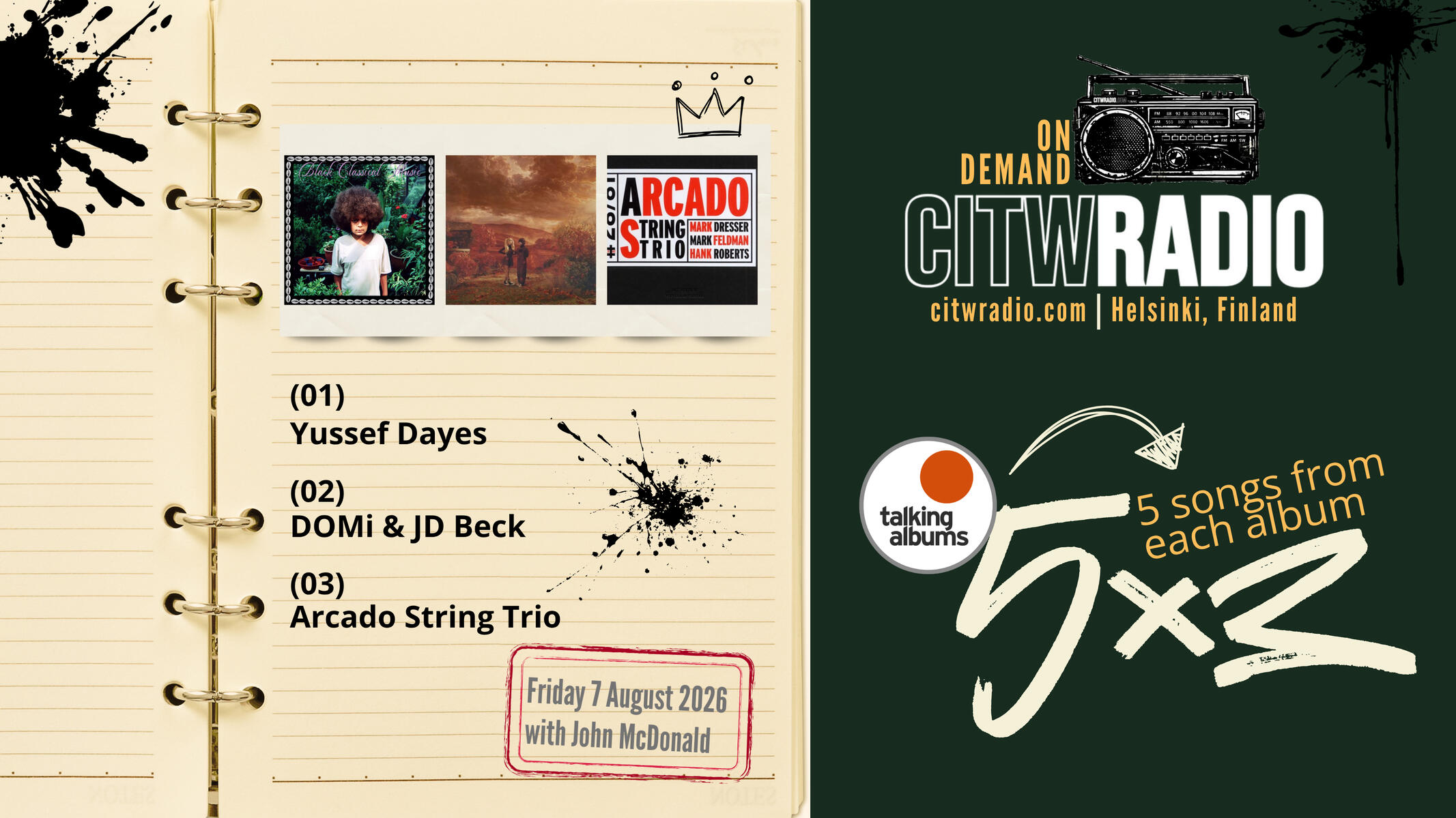 Talking Albums on citwradio.com